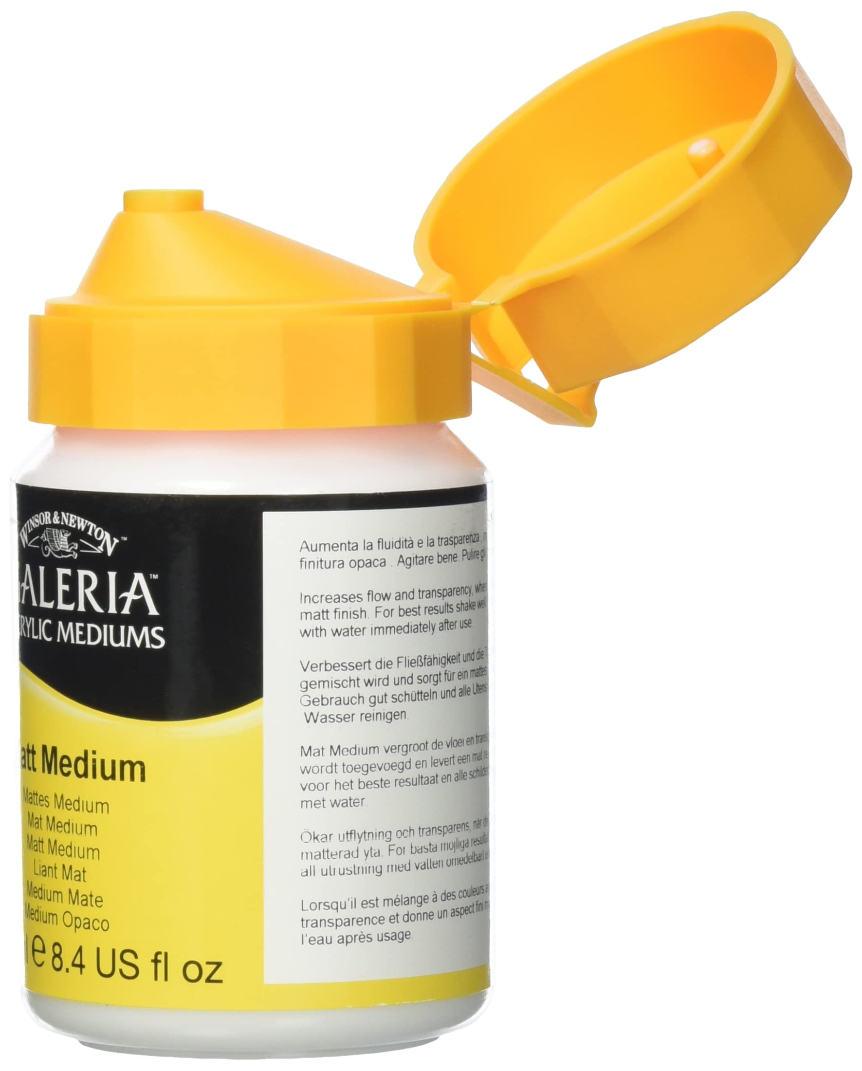 Amazon.com: Winsor & Newton Galeria Acrylic Matte Medium, 8.4-oz